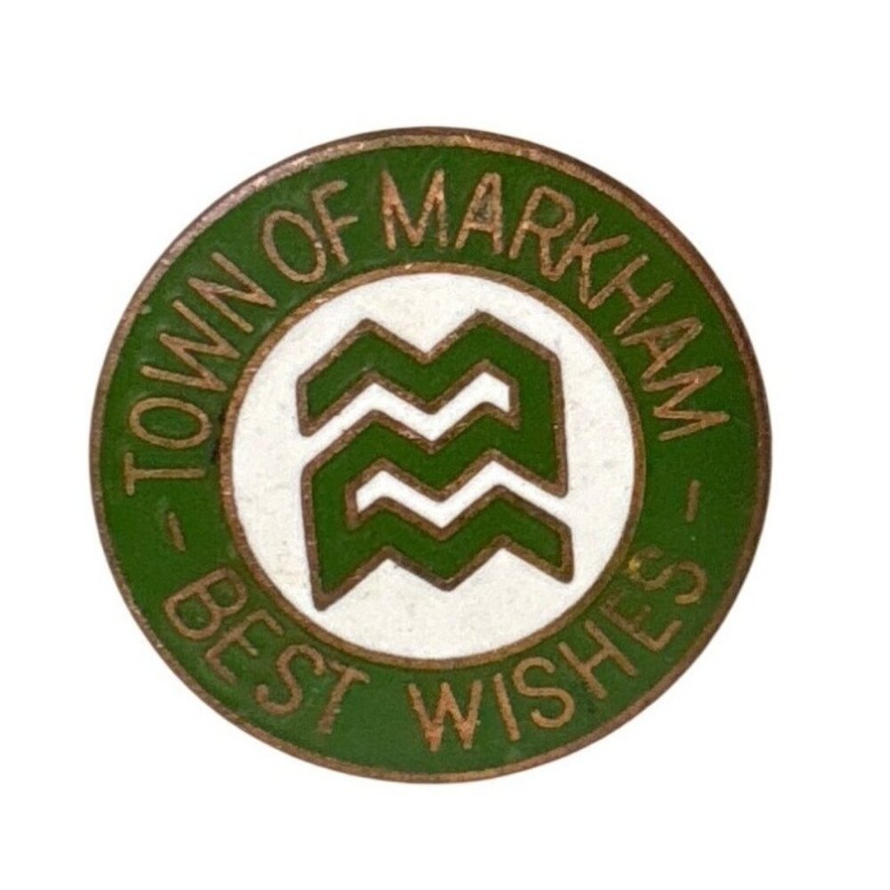 Town Of Markham Best Wishes Collectible Token Coin Pin